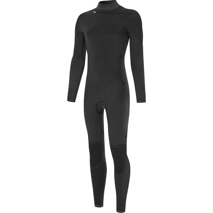 2024 Nyord Mens Furno 3/2mm Chest Zip GBS Wetsuit N04AA00011 - Black